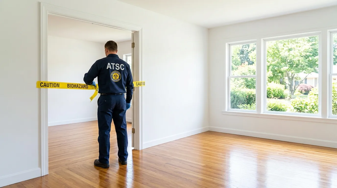 Certified biohazard cleanup crew performing Crime Scene Cleanup in Saint Cloud