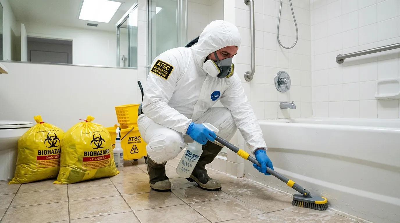 Decontamination equipment deployed for Blood Cleanup in Saint Cloud